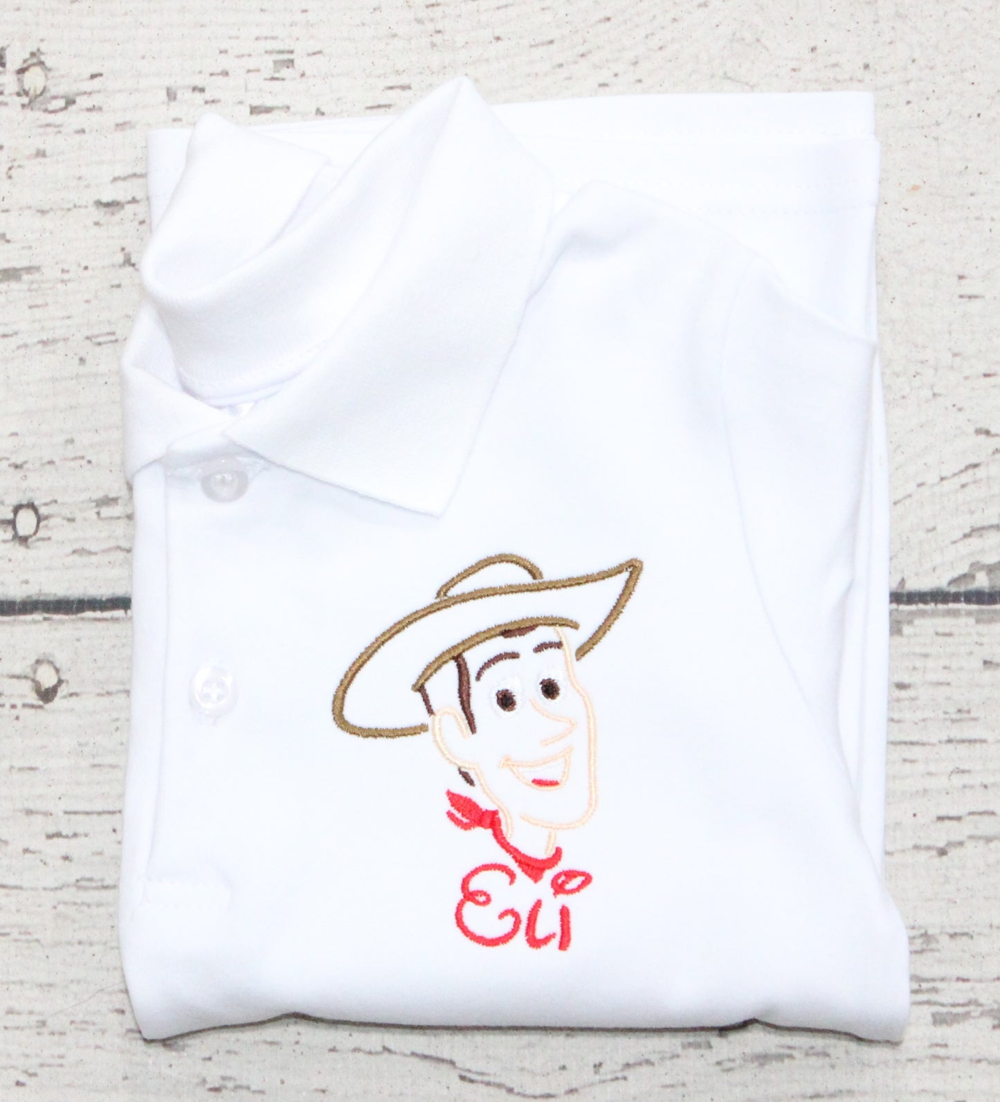 Monogrammed Woody Polo