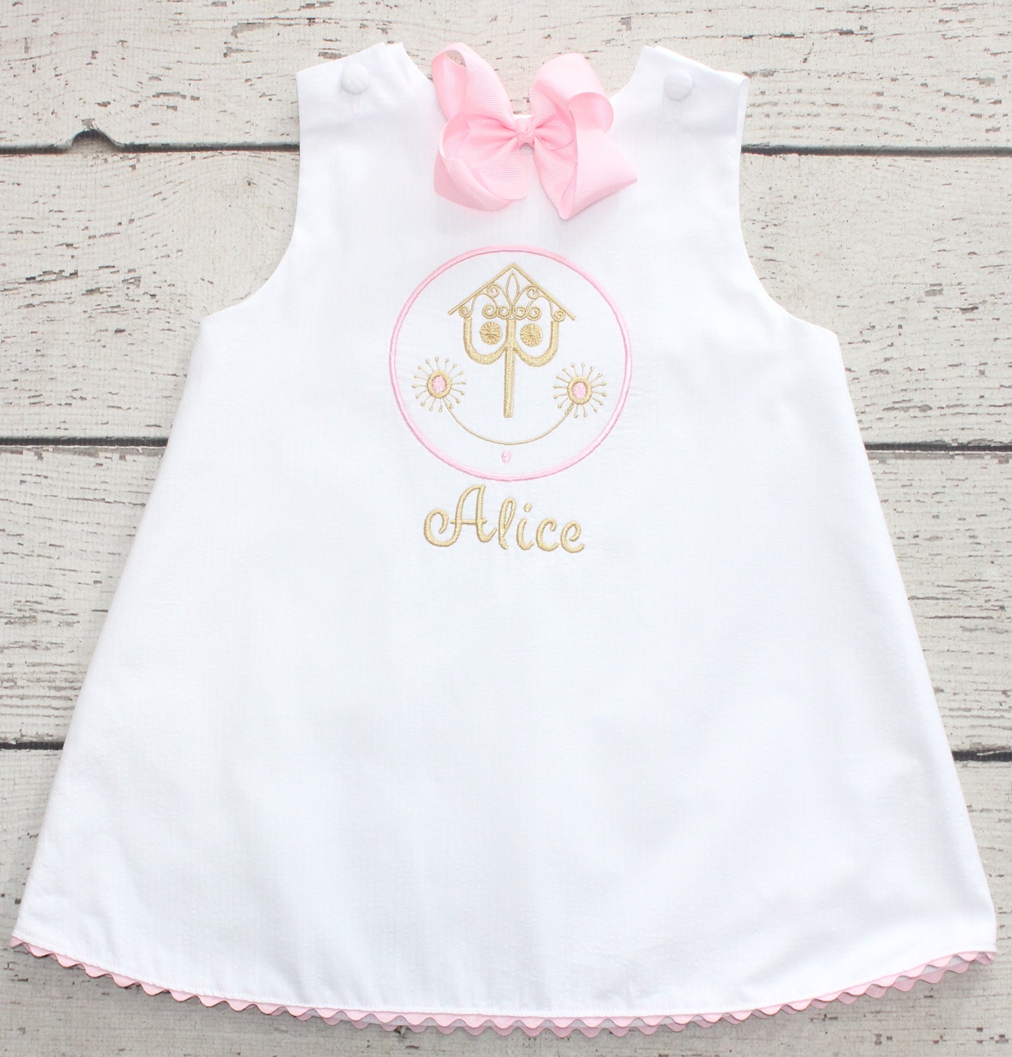 It's a Small World Monogrammed Dress