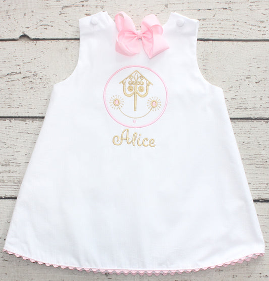 It's a Small World Monogrammed Dress